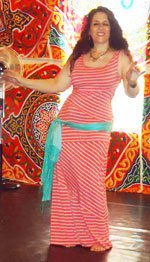 Photo of Alia Thabit by Leyla, at Arabesque ProCourse choreography showing, 2013
